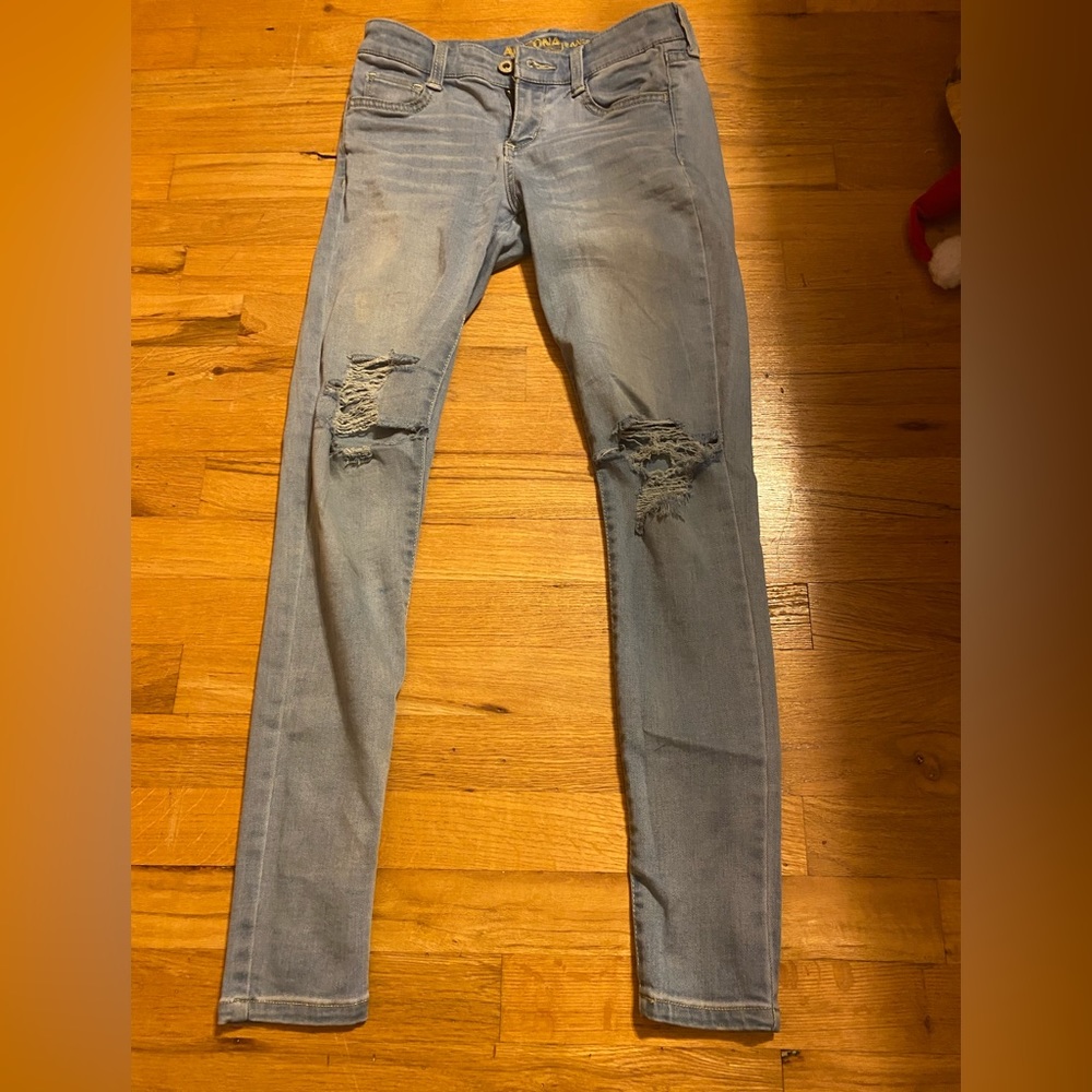 Arizona light wash skinny jeans